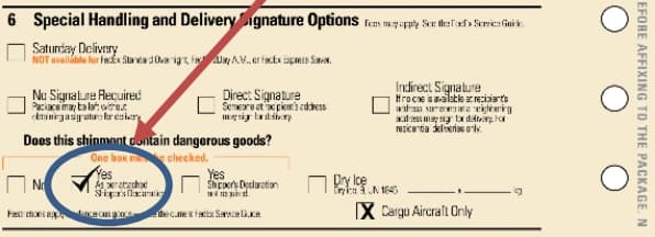 Shipping Papers Example