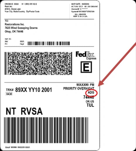 Shipping Papers Example