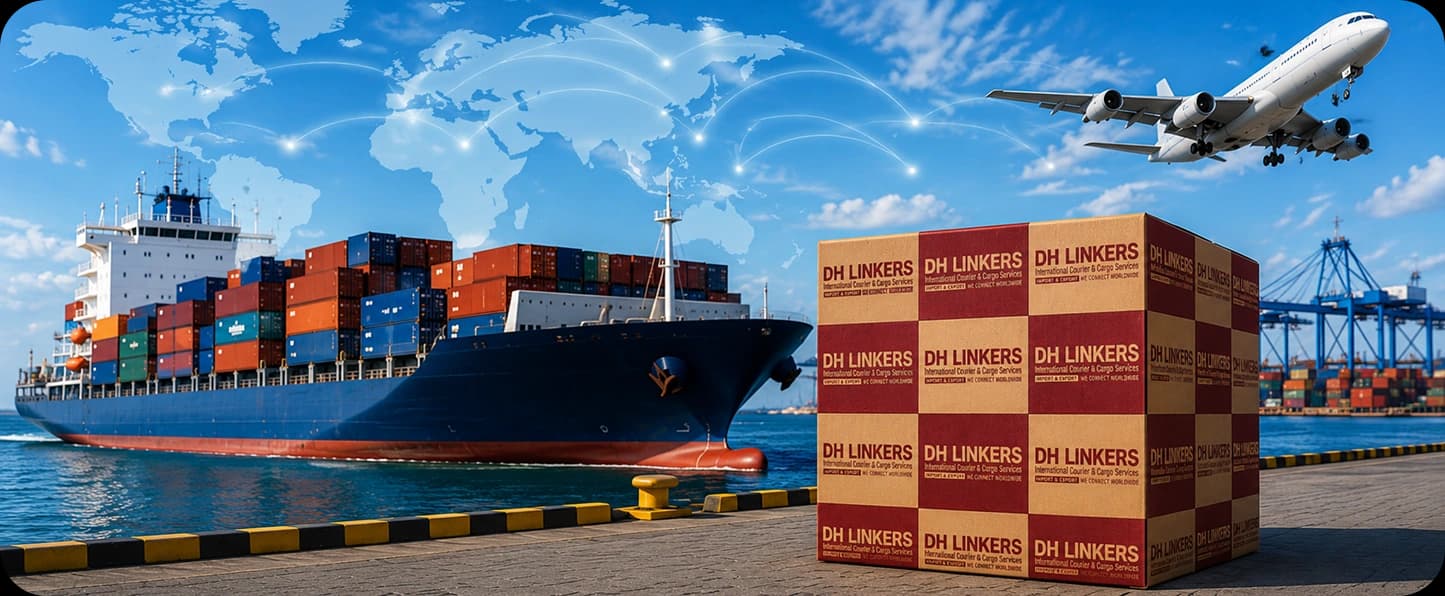 Sea container delivery was the first shipping method.