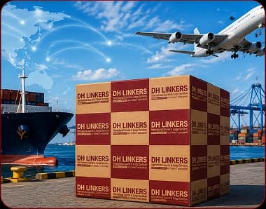 Project Handling & Import via Courier Sea container delivery was the first shipping method.
